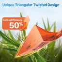 2 x 9 Pack 0.095"AL2420P Pre-Cut Replacement Twisted Timmer Line Compatible with EGO 56-Volt 15"String Trimmers & Multi-Head String Trimmer Attachment,126 FT Weed Eater String line for EGO Trimmers String