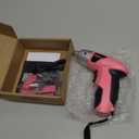 Hi-Spec Electric Screwdriver 27pc 3.6V Pink USB Small Power Screwdriver Set. Cordless & Rechargeable with Driver Bit Set