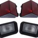 Tail Rear Light Kit Lamp Assembly 6704362 6665922 compatible with Bobcat 553 653 751 753 763 773 7753 853 863 864 873 943 943 963