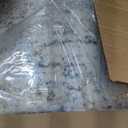 10x14 Large Rug Living Room  Washable Neutral Modern Abstract Rug for Bedroom Dining Room Home Office  Soft Thin Low Pile Non-Slip Big Carpet (Blue Brown)