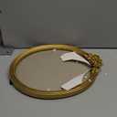 97 Decor Gold Oval Frame 8x10 - Gold Vintage Picture Frames 8x10, Antique Ornate Frames 8 X 10 With Glass Front For Tabletop Photo Display And Wall Hanging, Golden Rose Frame 8 By 10