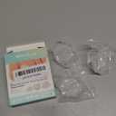 Welnove Hammertoe Corrector - Toe Straightener to Curled Toes, Broken toe, Bunion Corrector for Women and Men, Large*3 Pairs (Transparency)