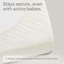 Niagara Crib 2 Pack 100% Waterproof Mattress Protector, Soft Breathable Crib Mattress Protector with Deep Pocket, Mattress Pad for Toddler and Baby (52x28, Beige) - Viscose Made from Bamboo