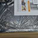 Premium RV Screen Door Protector, Lightweight Adjustable 22"- 35" RV Entry Screen Door Grille, Metal Screen Door Guard for RV, Camper, Yard, Garden