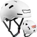 Bike Helmet with LED Lights - Urban Bicycle Helmet for Adults, Men & Women - CPSC & NTA-8776 Dual Certified - Class 3 E-Bikes, Scooters, Onewheel, Commuter, Mountain