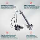 FINDAUTO Power Window Regulator Front Left Driver Side fit for 1994-1997 for Honda for Accord 741-713 Window Regulator and Motor Assembly with Motor