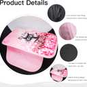 2 x Upgraded Universal Car Center Console Cover, Microfiber Leather Armrest Cover with Storage Bags, Car Armrest Cushion, Comfortable and Durable Interior Accessory for Most Vehicles, Black Cat