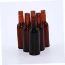 Totority Miniature Beer Bottles Dollhouse Accessories 1.37X1.57X0.39In Resin Mini Beer Bottles Models for Mini House Decor and Photo Props