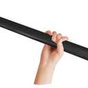 Stair Handrail 1ft - 20ft Hand Rails for Stairs Outdoor IndoorWall-Mounted Support Safety Handrail Galvanized Black Industrial Style (Size : 2ft/600mm)