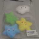 HomeSoGood 4pcs Dog Chew Toys, Interactive Soft Star Cloud Toy