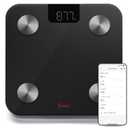 Sunny Health & Fitness 20 Metric Advanced Body Fat Composition BMI Scale with Health Tracker & Analyzer App - Smart Bathroom Scale for Body Weight, Metabolic Age, BMR, Fat Mass and More  SF-WS022063