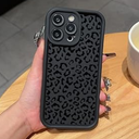 NAOKIFU for iPhone 17 Pro Max Case Cute Cheetah Print Phone Cases, Aesthetic Black Leopard Print Phone Cover Shockproof Protective Slim Soft TPU Silicone Bumper Cover for Women Girls