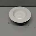 HALO RL 5/6 in LED Recessed Light Trim Selectable Color Temperature 2700K 3000K 3500K 4000K 5000K Dimmable Dim to Warm 600 Lumens Wet Location Indoor Outdoor Retrofit Downlight RL56069FSD2W1EWH