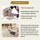 VALFRID Dog Paw Pads Anti-Slip Paw Protector,15 Sets-60 Pads Keeps Dogs from Slipping On Hardwood Floors,Traction Control Non-Skid Stronger Adhesive for Senior Dogs and Weak Paws Multicolor XXXL