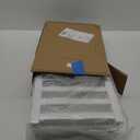 Varhomax White Shoe Rack, 4-Tier Bamboo Shoe Rack Organizer for Closet and Entryway, Thick Wooden Free Standing Shoe Shelf for Small Spaces, Sturdy & Versatile for Bedroom and Garage