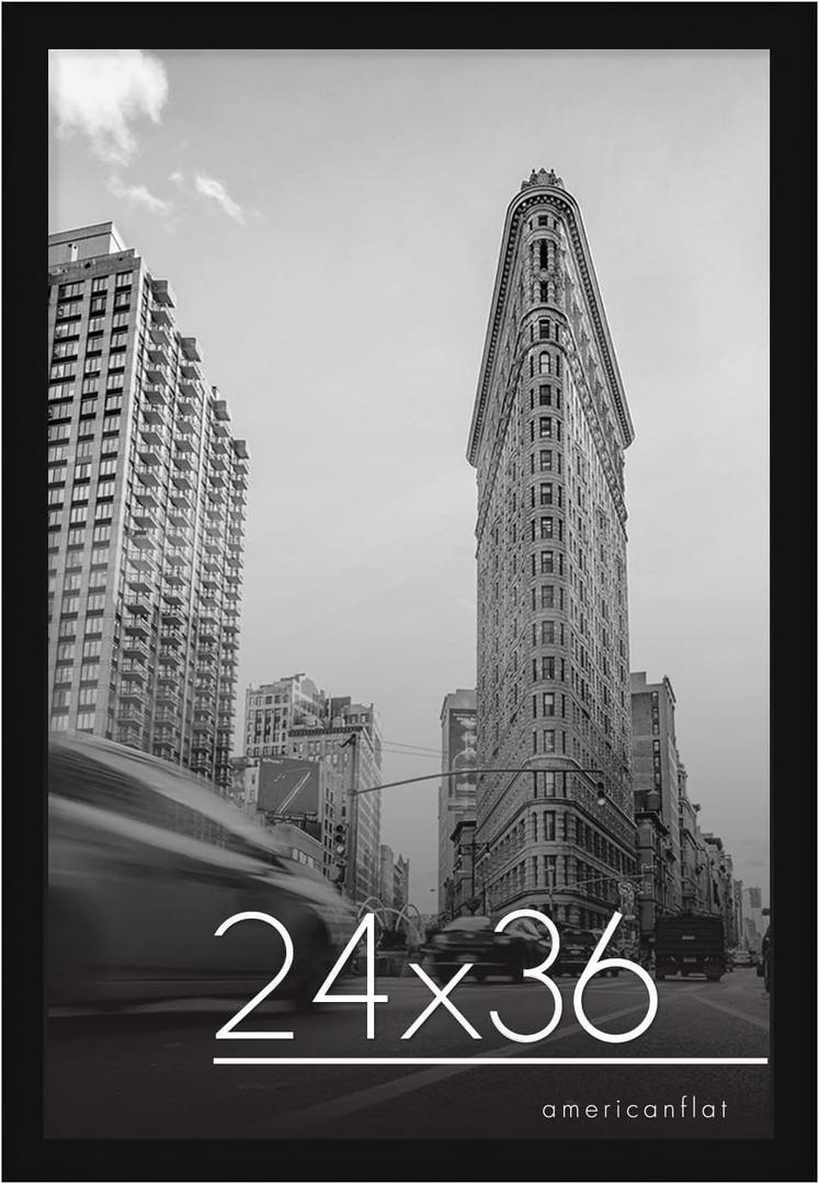 24x36 Poster Frame - Engineered Wood - Black