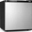 Antarctic Star 1.7 Cu.Ft Compact Refrigerator,Adjustable Thermostat,Removable Glass Shelf,Single Reversible Door Mini Fridge for Bedroom,Office,Dorm,Silver