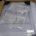 7 code Large Clear Shoe Boxes Organizer Thicker Material Stronger Shoe Box with Magnetic Door, Stackable Shoe Storage Box for Closet, Foldable Space-Saving Storage Bins Shoe Cabinet, White 9 Pack