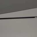 Amazon Basics Adjustable Room Darkening Blackout Curtain Rod - 28" to 48", Black