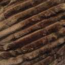 Smiry Couch Cover for Dogs Washable, Non Slip Fuzzy Pet Couch Covers for 3 Cushion Sofa Pet Friendly, Thick Soft Sofa Slipcovers Cushion Protector (Brown, 27.6" x 82.7")