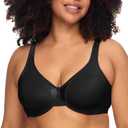 Warner's Womens Signature Support Cushioned Underwire for Support and Comfort Underwire Unlined Full-Coverage Bra 35002a (42C, Black)