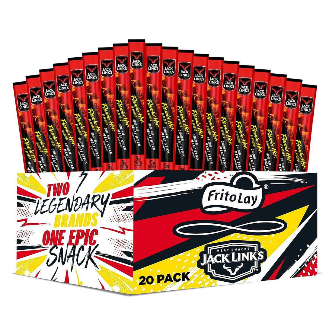 Frito Lay Jack Link's Meat Stick Flamin' Hot (Pack of 20)