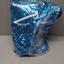 Katchon, Xtralarge Wavy Blue Foil Fringe Curtain - Pack of 2 | Blue Streamers for Under The Sea Party Decorations | Foil Fringe Backdrop for Birthday, Cruise Door Decorations, Pool Party Decorations