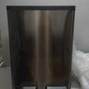 SIMPLI-MAGIC 16 Gallon (60L) Elegant Black Step Trash Can  Dual Compartment Kitchen Garbage Can with Waste & Recycling Bins  Slow-Close Lid, Odor Control, Hands-Free, Premium Stainless Steel