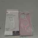 ESR for iPhone 15 Pro Max Case, Compatible with MagSafe, Military-Grade Protective Case, Built-in Stash Stand Phone Case, Scratch-Resistant Back Cover, Classic Series, Frosted Pink