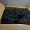 CozyLux Queen Comforter Set Black, 3 Pieces Solid Comforters Queen Size Breathable Quilted Bedding Sets, Luxury Soft Microfiber Down Alternative Comforter for All Season (1 Comforter & 2 Pillowcases)