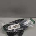 SevenFish Christmas Tree Skirt, Black Christmas Tree Skirt 36 inches Soft Double Layer Burlap Tree Skirt with Pom Pom for Rustic Christmas Halloween Decorations