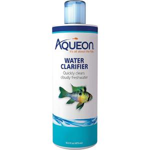Aqueon Freshwater Aquarium Water Clarifier, Clears Cloudy Fish Tank Water, Safe to Use with Fish and Plants - 8 Ounces (16 Fluid Ounces)