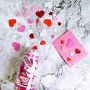 3 x 600 Pcs 3 Sizes 4 Colors Assorted Heart Stickers Self Adhesive Foam Hearts Valentine Heart Shaped Decals in Glitter and Matte Red Pink White Light Pink for Valentine's Day Crafts Dcor