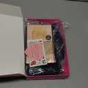 VCKOVCKO Short Bob Wigs Black mix Royal blue Wavy Wig With Air Bangs Women's Shoulder Length Curly Wavy Synthetic Cosplay Pastel Bob Wig for Girl (12", Black mix Royal blue)