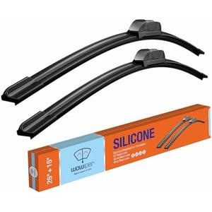 WOWIPER OEM 26"16" Silicone Wiper Blade Replacement for Toyota Corolla 2019-2009 RAV4 2023-2013/Honda CRV 2016 2015 2014 2013 2012 Superior All-Seasons Windshield Wiper Blade(Set of 2)
