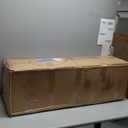 Fraser Hill Farm 9-Feet Unlit Carmel Pine Slim Green Artificial Christmas Tree, Realistic Foliage, Foldable for Easy Storage, Stand Included, Holiday Decor for Home, Office