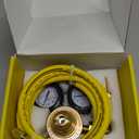 BETOOLL Nitrogen Regulator - Nitrogen Gauge with 78.7" Hose, 0-600 PSI Delivery Pressure Equipment Brass Inlet Outlet Connection Gauges