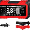 20A Smart Car Battery Charger & 12V/24V Maintainer with 200s Booster -Adjustable Amp Trickle Charger for Lead-Acid, AGM, Gel, LiFePO4 Compatible with 12.6V Lithium-Ion (NMC)