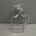 1 Gallon Square Glass Pitcher with Lid and Spout, Borosilicate Glass Carafe for Hot/Cold Drink, Water Pitchers with Handle for Fridge, Extra Large Jug for Iced Tea, Coffee, Juice, Beverage