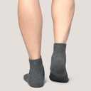 PARTH iMPEX Cotton Ankle Socks for Women  Odor Control Breathable Fabric Durable Reinforced Toe & Heel All-Day Comfort - 3 Pairs (Gray)