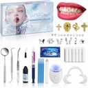 Y2K Aesthetic Tooth Gem Kit | 30 Premium Crystal Pieces | Insta-Worthy Sparkle Collection | Slay-Worthy Fashion Accessories | Luxe Tooth Candy Starter Set