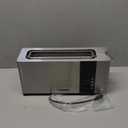 Mueller UltraToast Full Stainless Steel Toaster 2 Slice, Long Extra-Wide Slots with Removable Tray, Cancel/Defrost/Reheat Functions, 6 Browning Levels with LED Display, Housewarming Gifts New Home