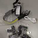 Adelante LED Headlamp Flashlight, 1000LM 230Wide-Beam USB Rechargeable Head Light with Taillight(Individual Control) & 8 Clips Waterproof Headlight Headlamps for Running and Camping (2 Pack, Black)