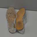 Jelly Sandals for Women Clear Woven Flats Beach Slip-on Ballerina Jellies Mesh Shoes 7