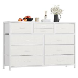 Dresser TV Stand , Media Console Table with 8-10 Drawers, Entertainment Center for 55/50/43 Inch TV