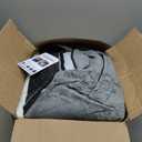 HEGGCOOE Small Dog Car Seat, Memory Foam Dog Booster Seats with Thick Cushion for Medium Dogs Under 35lbs, Detachable Washable Pet Car Seat Bed with Storage Pockets,2 Safety Belts (Black/gray)