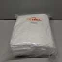 ETERNA Hazmat Suits- Disposable Protective Coveralls with Shoe Covers for Men & Women, PE & PPSB,Shield from Dirt, Dust (Large, White-5pack)