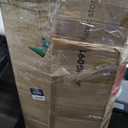 Fabric Dresser for Bedroom, Tall Skinny Dresser with 6 Drawers, Storage Organizer Tower, Steel Frame Wooden Top for Closet, Living Room, Hallway(Rustic Brown)