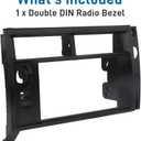 Double Din Radio Stereo Trim Bezel for 1986-1993 Chevy S10, Blazer, GMC S15, Typhoon, Syclone, Jimmy