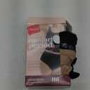 Hanes Women's 3pk Comfort Period Briefs, Super Leaks - Black, Nude XL